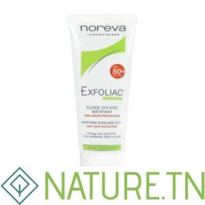 NOREVA EXFOLIAC FLUIDE SOLAIRE MATIFIANT SPF50+ 40ML
