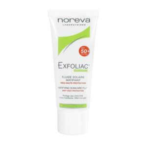 NOREVA EXFOLIAC FLUIDE SOLAIRE MATIFIANT SPF50+ 40ML