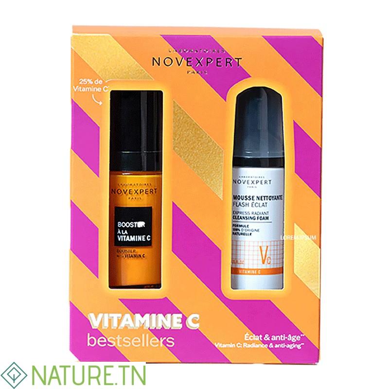 NOVEXPERT COFFRET SERUM BOOSTER A LA VITAMINE C+MOUSSE FLASH ECLAT 40ML 1 NOVEXPERT COFFRET SERUM BOOSTER A LA VITAMINE C+MOUSSE FLASH ECLAT 40ML 1