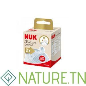 NUK 2 TETINES NATURE SENS 0-6M