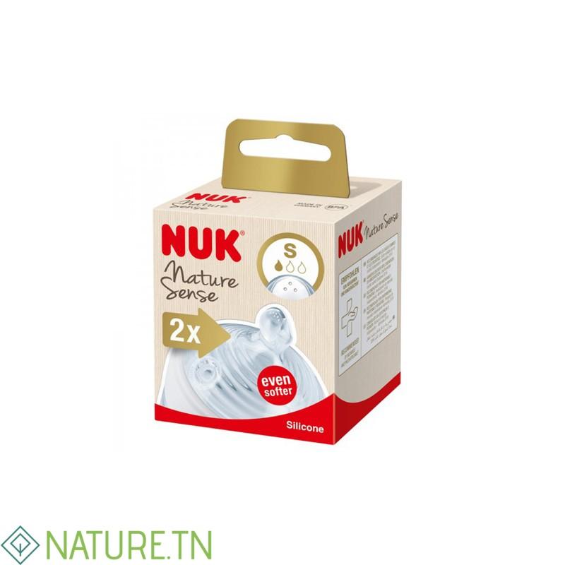 NUK 2 TETINES NATURE SENS 0-6M 1