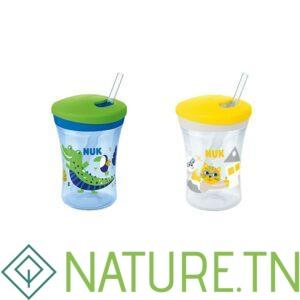 NUK ACTION CUP AVEC PAILLE 230ML 12M+