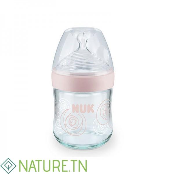 NUK BIBERON NATURE SENS EN VERRE 120ML 2 NUK BIBERON NATURE SENS EN VERRE 120ML 2