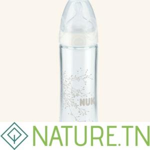 NUK BIBERON VERRE NEW CLASSIC 0-6M 240ML