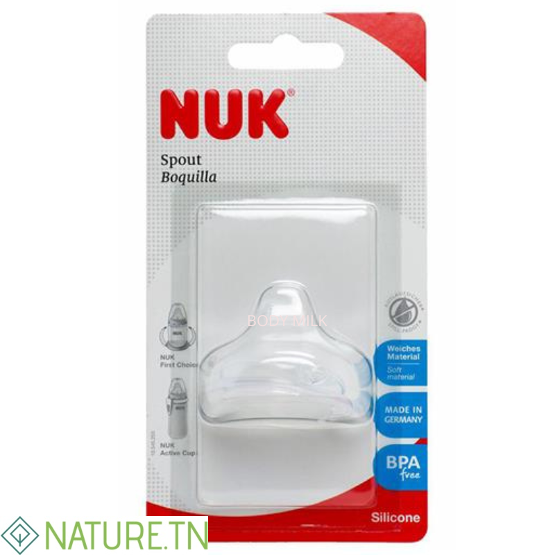 NUK FIRST CHOICE BEC DE RECHANGE EN SILICONE 3 NUK FIRST CHOICE BEC DE RECHANGE EN SILICONE