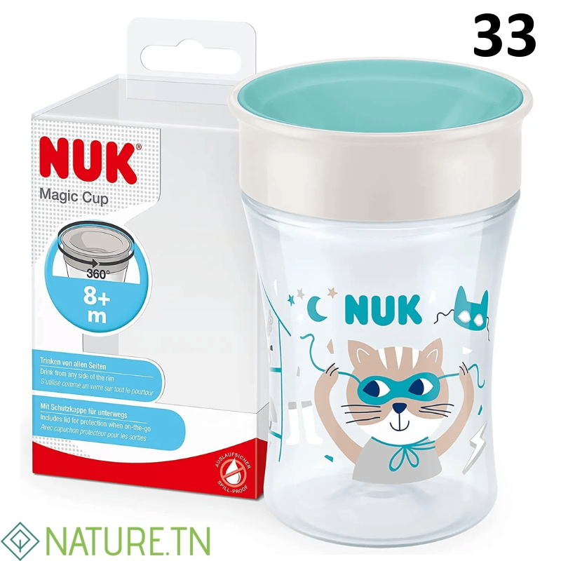 NUK MAGIC CUP SILICONE MIXTE 8 MOIS+ 230ML 1