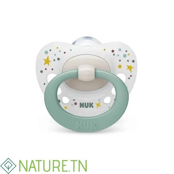 NUK SUCETTE EN SILICONE SIGNATURE 0-6M 3 NUK SUCETTE EN SILICONE SIGNATURE 0-6M