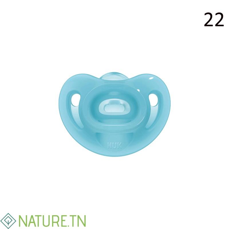NUK SUCETTE SENSITIVE AVEC BOITE 0-6M 3 NUK SUCETTE SENSITIVE AVEC BOITE 0-6M