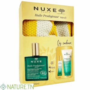 NUXE HUILE PRODIGIEUSE NEROLI 100ML+LE PARFUM NEROLI 15ML(OFFERT)+DOUCHE RELAXANTE PARFUMEE (OFFERT) REF 0054
