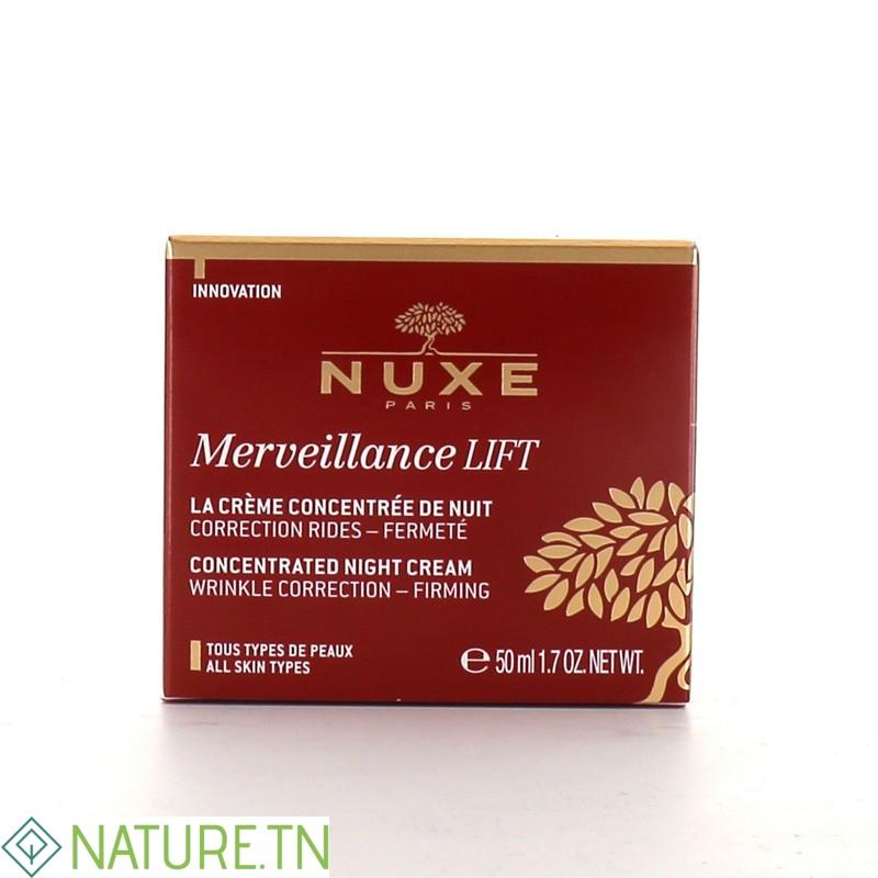 NUXE MERVEILLANCE LIFT LA CREME CONCENTREE DE NUIT 50ML 2 NUXE MERVEILLANCE LIFT LA CREME CONCENTREE DE NUIT 50ML 2
