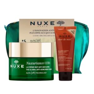 NUXE NUXURIANCE ULTRA CREME NUIT ANTI-AGE GLOBAL 50ML+GEL NETTOYANT REVE DE MIEL 100ML (OFFERT)
