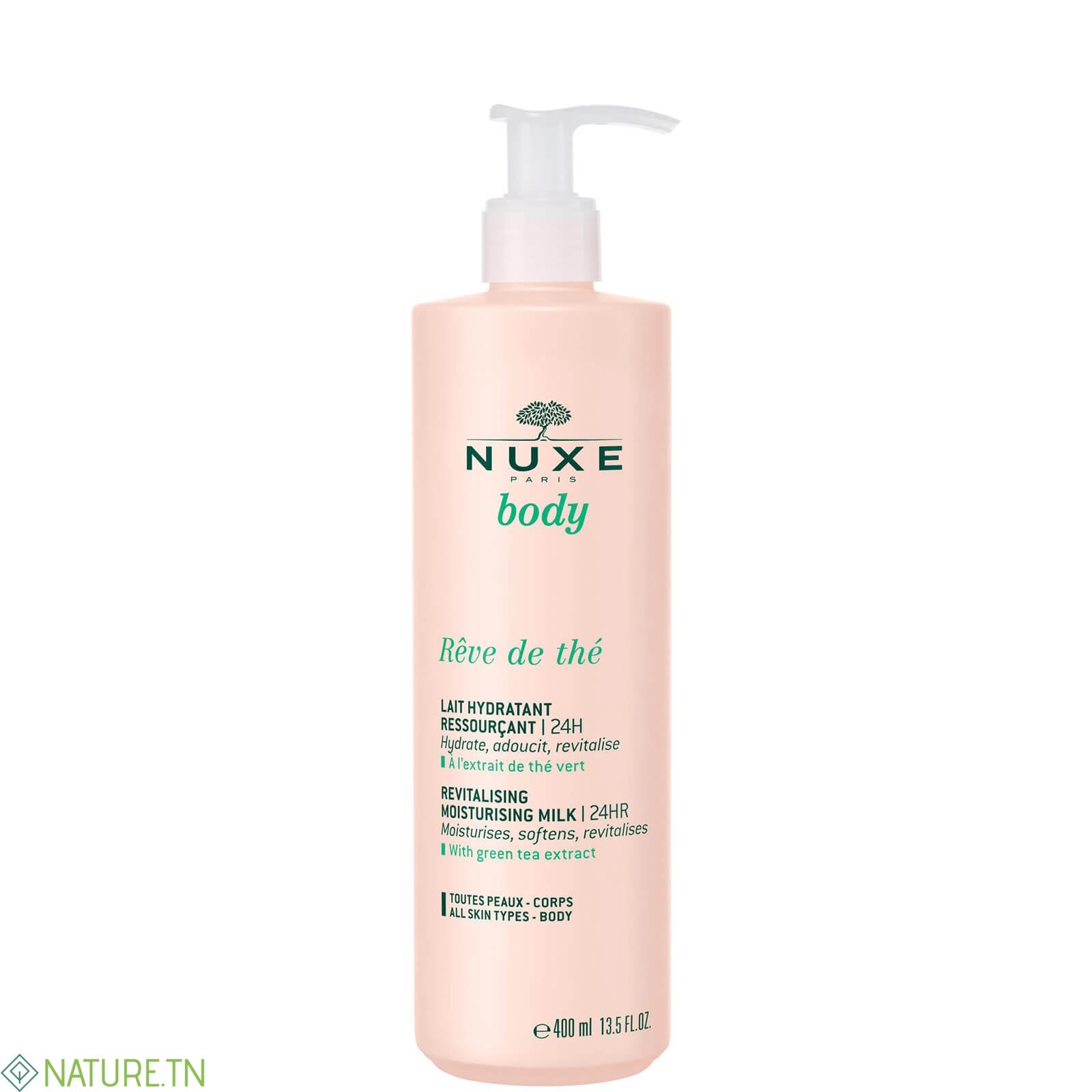 NUXE REVE DE THE LAIT HYDRATANT RESSOURCANT 400ML 2 NUXE REVE DE THE LAIT HYDRATANT RESSOURCANT 400ML 2