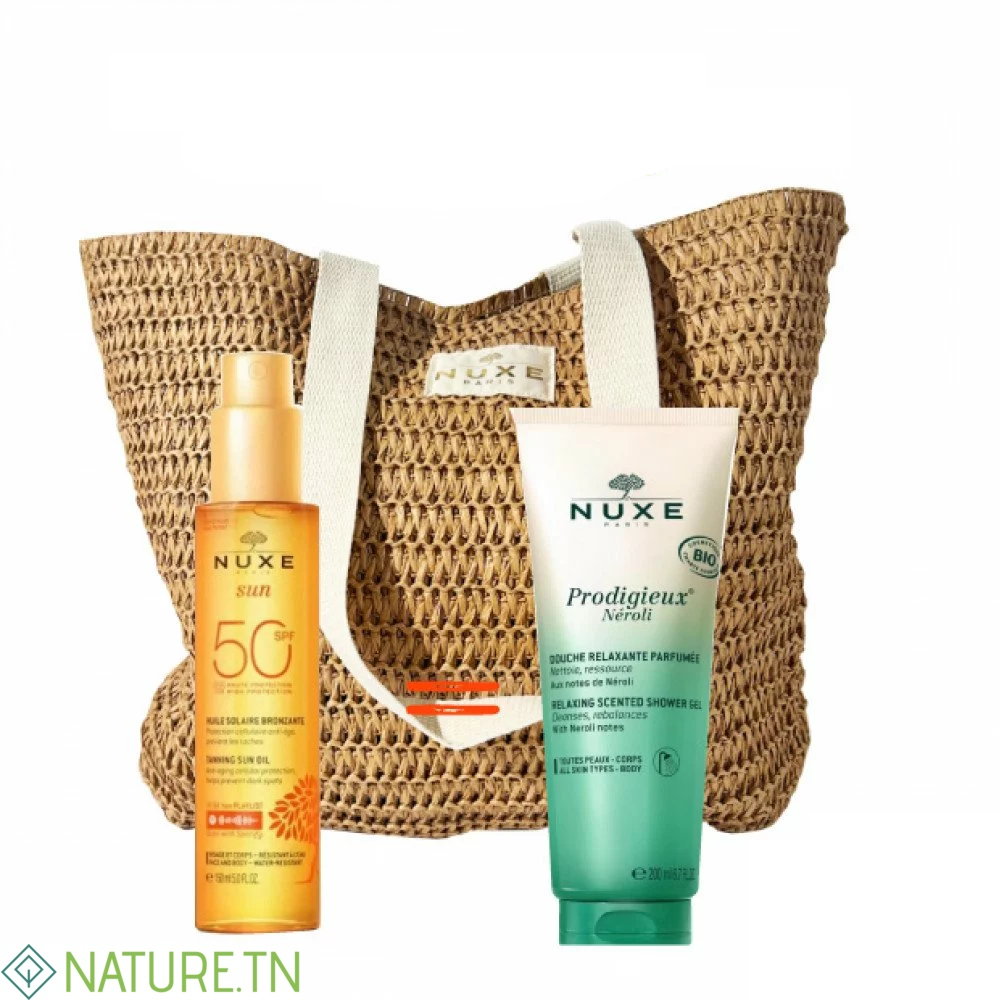 NUXE SUN SAC HUILE BRONZANTE SPF50 + NEROLI GELEE DE DOUCHE 200ML (OFFERTE) 3 NUXE SUN SAC HUILE BRONZANTE SPF50 + NEROLI GELEE DE DOUCHE 200ML (OFFERTE)