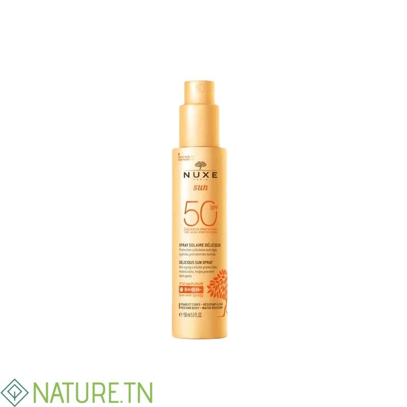 NUXE SUN SPRAY SOLAIRE VISAGE ET CORPS SPF 50+ 150ML 1