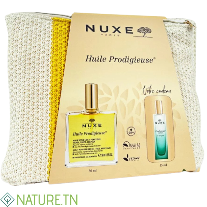 NUXE TROUSSE HUILE PRODIGIEUSE 50ML+PRODIGIEUX NEROLI 15ML (OFFERT) REF 0048 3 NUXE TROUSSE HUILE PRODIGIEUSE 50ML+PRODIGIEUX NEROLI 15ML (OFFERT) REF 0048