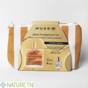 NUXE TROUSSE RAYEE HUILE PRDIGIEUSE OR 50ML+MINI HUILE PRODIGIEUSE FLORALE 10ML (OFFERT)