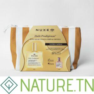 NUXE TROUSSE RAYEE HUILE PRODIGIEUSE 50ML+MINI HUILE PRODIGIEUSE FLORALE 10ML (OFFERT)