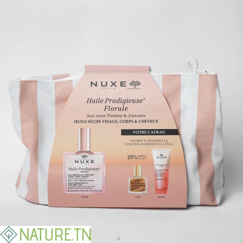 NUXE TROUSSE RAYEE HUILE PRODIGIEUSE FLORALE 100ML+GELEE DE DOUCHE 200ML (OFFERTE)+HUILE PRODGIEUSE OR 10ML (OFFERT) 3 NUXE TROUSSE RAYEE HUILE PRODIGIEUSE FLORALE 100ML+GELEE DE DOUCHE 200ML (OFFERTE)+HUILE PRODGIEUSE OR 10ML (OFFERT)