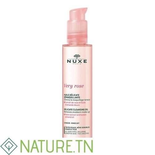 NUXE VERY ROSE HUILE DEMAQUILLANT 150ML 3 NUXE VERY ROSE HUILE DEMAQUILLANT 150ML