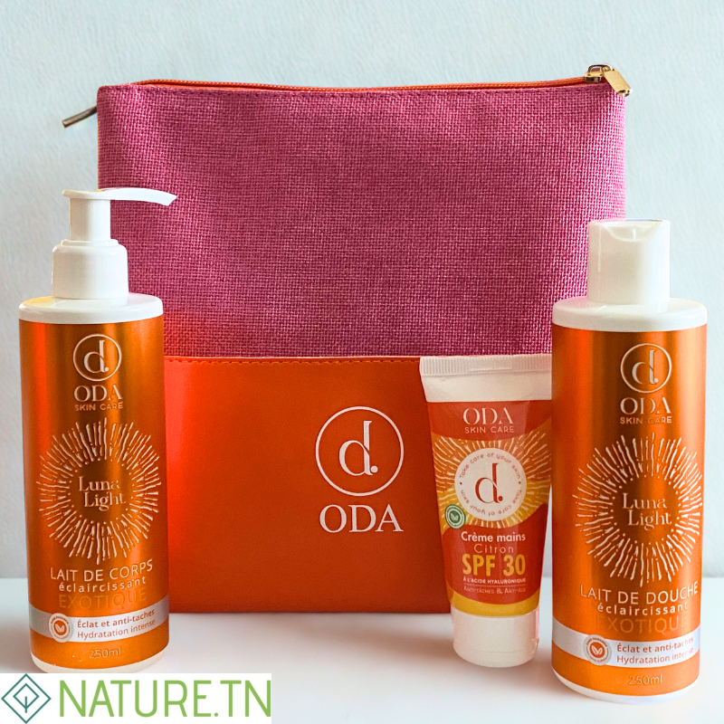 ODA LAIT DE CORPS EXOTIQUE+LAIT DE DOUCHE+CREME MAINS SPF 30+TROUSSE (OFFERT) 2 ODA LAIT DE CORPS EXOTIQUE+LAIT DE DOUCHE+CREME MAINS SPF 30+TROUSSE (OFFERT) 2
