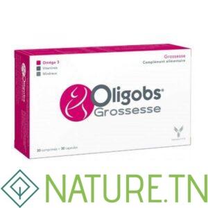 OLIGOBS Grossesse 30 Comprimés+30 Capsules Complément Alimentaire Désir de Grossesse