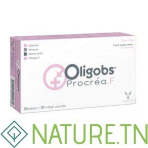 OLIGOBS PROCREA.F COMPLEMENT ALIMENTAIRE POUR FEMME 30 GELULES+30COMPRIMES