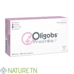 OLIGOBS PROCREA.F COMPLEMENT ALIMENTAIRE POUR FEMME 30 GELULES+30COMPRIMES