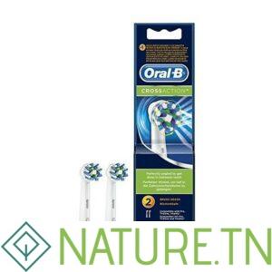 ORAL-B 2 BROSSETTES CROSS ACTION 2 EB50