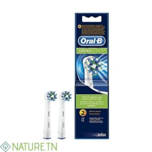 ORAL-B 2 BROSSETTES CROSS ACTION 2 EB50