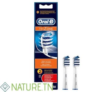 ORAL-B 2 BROSSETTES TRIZONE EB30