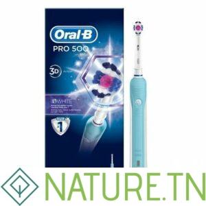 ORAL-B BROSSE A DENT ELECTRIQUE PRO 500 3D WHITE D16.513.U