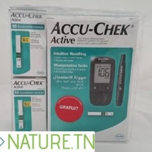 PACK ACCU-CHEK ACTIVE : APPAREIL DE MESURE+100 BANDELETTES