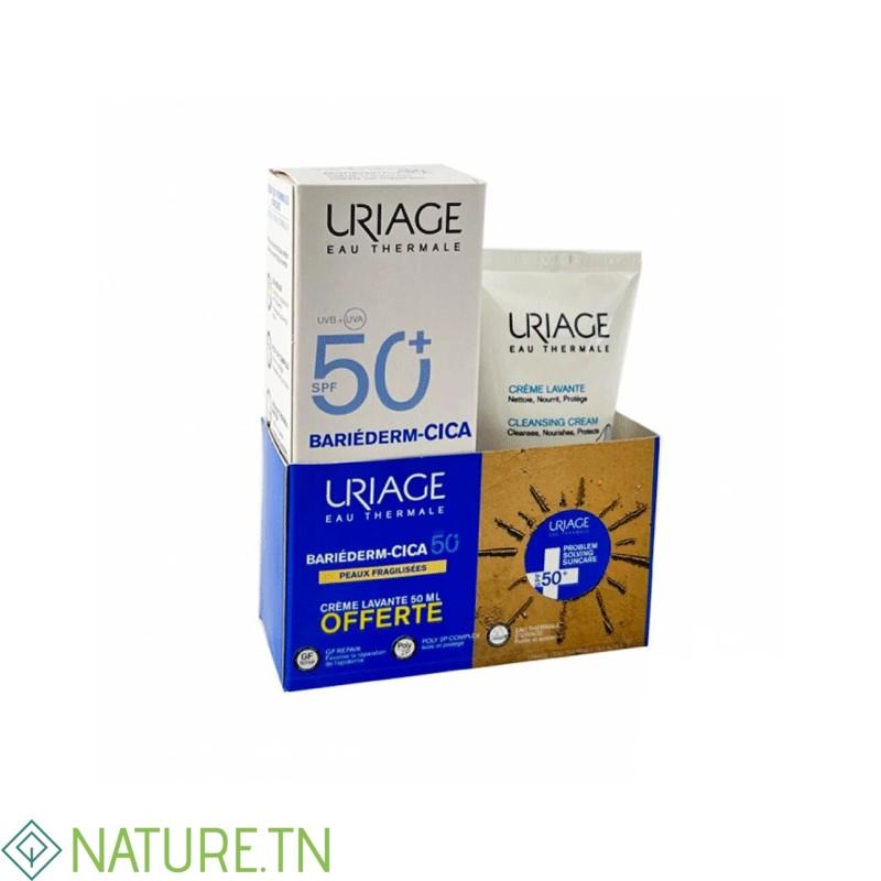 PACK URIAGE BARIEDERM CICA CREME SPF50+ 40ML+CREME LAVANTE 50ML (OFFERTE) 3 PACK URIAGE BARIEDERM CICA CREME SPF50+ 40ML+CREME LAVANTE 50ML (OFFERTE)