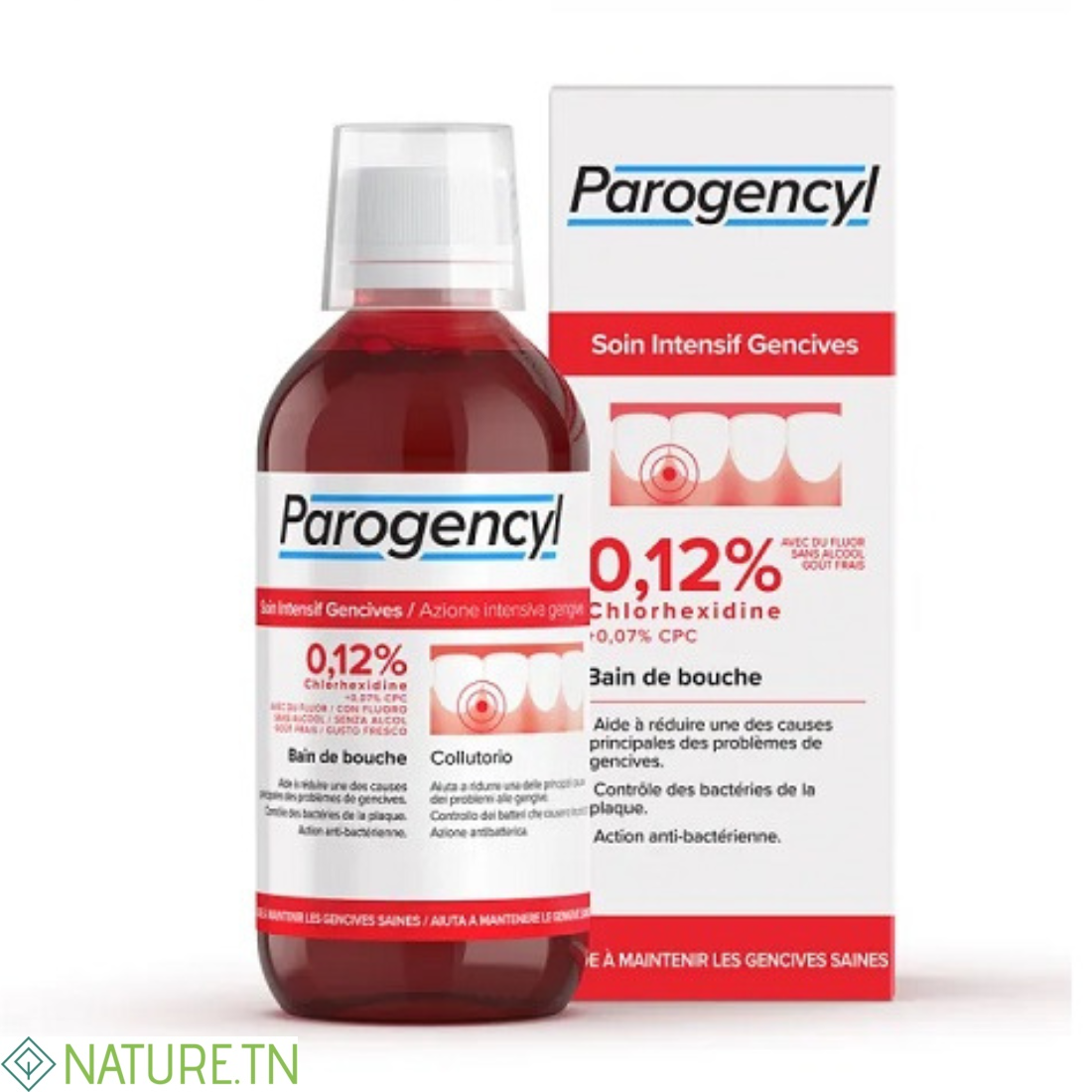 PAROGENCYL BAIN DE BOUCHE SOIN INTENSIF GENCIVES 300ML 1 PAROGENCYL BAIN DE BOUCHE SOIN INTENSIF GENCIVES 300ML 1