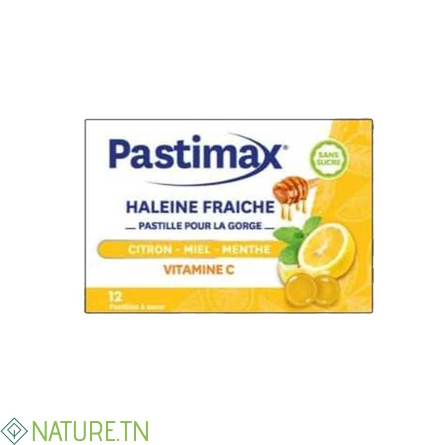 PASTIMAX CITRON MIEL MENTHE 12 PASTILLES A SUCER 3 PASTIMAX CITRON MIEL MENTHE 12 PASTILLES A SUCER