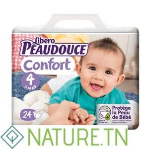 PEAUDOUCE CONFORT COUCHE BEBE 9-18 KG TAILLE 4 24 UNITES