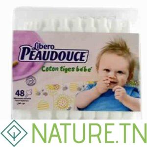 PEAUDOUCE COTON TIGES BEBE 48 PIECES