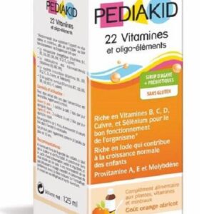 PEDIAKID 22 VITAMINES & OLIGO-ELEMENTS 125 ML