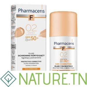 PHARMACERIS F FOND DE TEINT SPF 50+ (02 SAND) 30ML