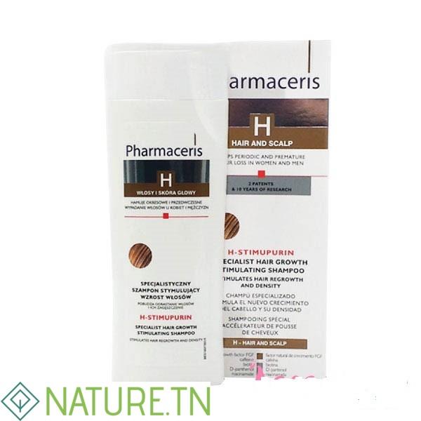 PHARMACERIS H-STIMUPURIN SHAMPOOING ACCELERATEUR DE POUSSE DE CHEVEUX 250 ML 3 PHARMACERIS H-STIMUPURIN SHAMPOOING ACCELERATEUR DE POUSSE DE CHEVEUX 250 ML