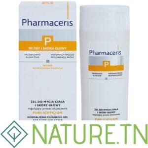PHARMACERIS PURI-ICHTILIUM GEL DOUCHE SHAMPOING 250ML