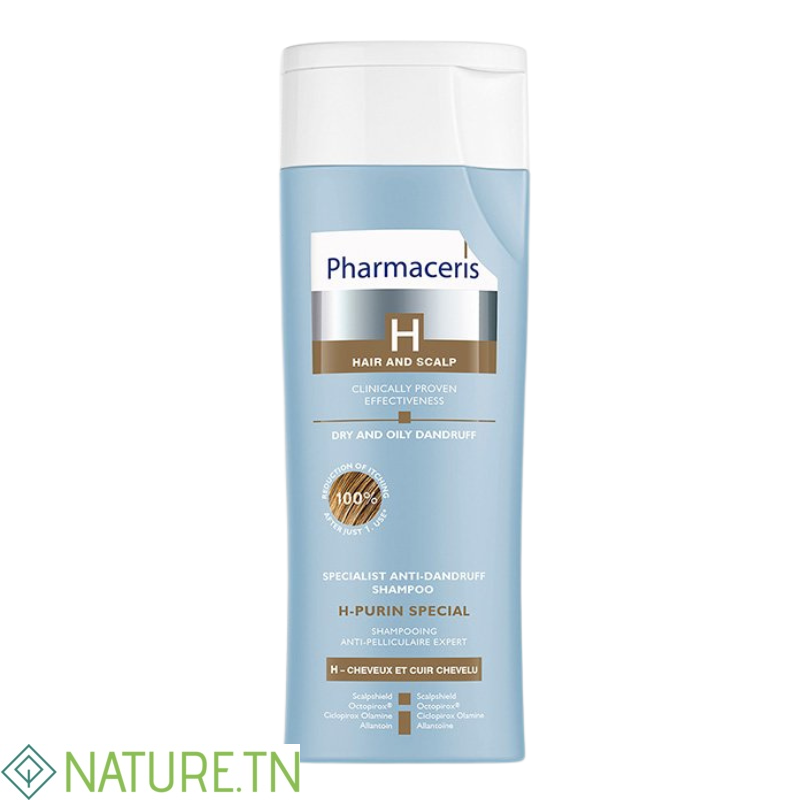 PHARMACERIS SHAMPOOING H-PURIN SPECIAL SPECIALIST ANTIPELLICULAIRE 250ML 1 PHARMACERIS SHAMPOOING H-PURIN SPECIAL SPECIALIST ANTIPELLICULAIRE 250ML 1