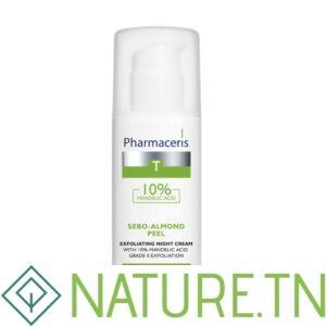 PHARMACERIS T SEBO-ALMOND PEEL CREME DE NUIT EXFOLIANTE 50ML