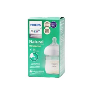 PHILIPS AVENT BIBERON NATURAL RESPONSE EN VERRE +0 MOIS 120ML