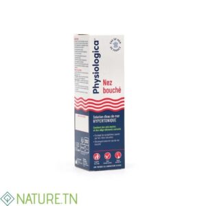 PHYSIOLOGICA NEZ BOUCHÉ SOLUTION D’EAU DE MER HYPERTONIQUE SPRAY 100ML