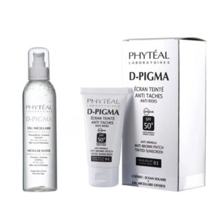 PHYTEAL DPIGMA ECRAN TEINTE BEIGE ECLAT SPF50+EAU MICELLAIRE A L’ALOE VERA 150ML (OFFERTE)