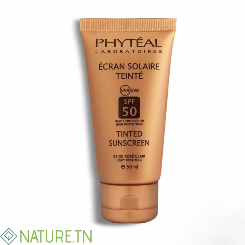 PHYTEAL ECRAN TEINTE BEIGE ROSE SPF50 50ML 2 PHYTEAL ECRAN TEINTE BEIGE ROSE SPF50 50ML
