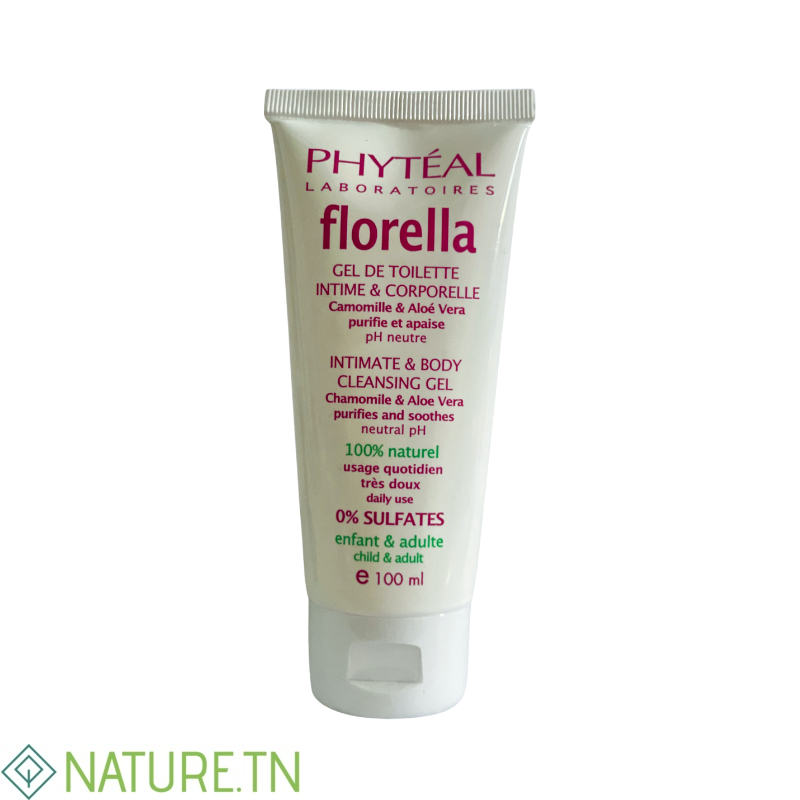 PHYTEAL FLORELLA GEL DE TOILETTE INTIME ET CORPORELLE 100% NATUREL 100ML 1 PHYTEAL FLORELLA GEL DE TOILETTE INTIME ET CORPORELLE 100% NATUREL 100ML 1