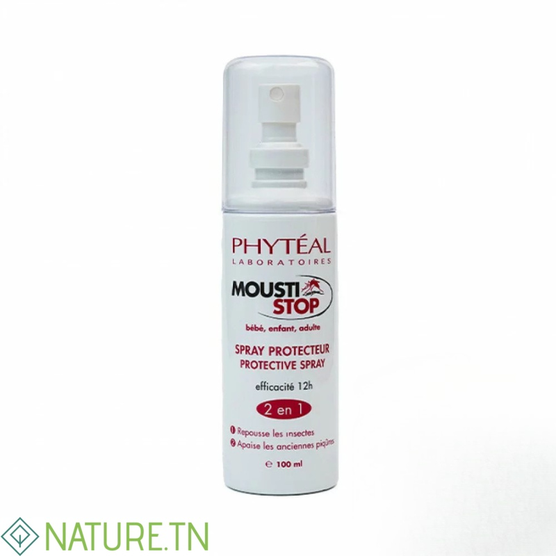 PHYTEAL MOUSTI STOP SPRAY PROTECTEUR 2EN1 100ML 3 PHYTEAL MOUSTI STOP SPRAY PROTECTEUR 2EN1 100ML