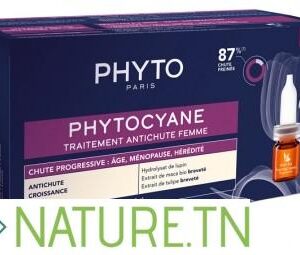 PHYTO PHYTOCYANE TRAITEMENT ANTI-CHUTE PROGRESSIVE FEMME 12*5ML